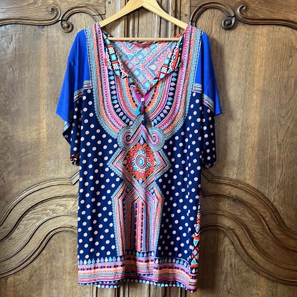 Tigerlily Swim Dress Cover Up Tunic - Picture 11 of 15